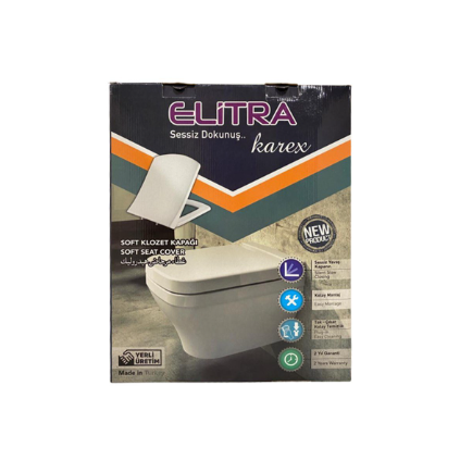 ELİTRA KAREX AMORTİSÖRLÜ KLOZET KAPAK